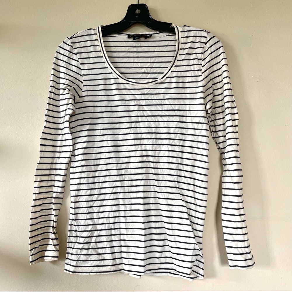 SALE Pendleton striped cotton long sleeve shirt